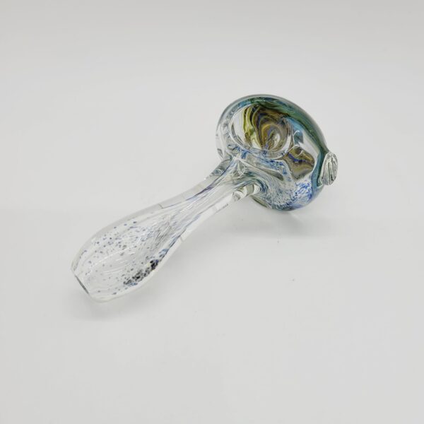 4" Clear Spoon Pipe with Reversal