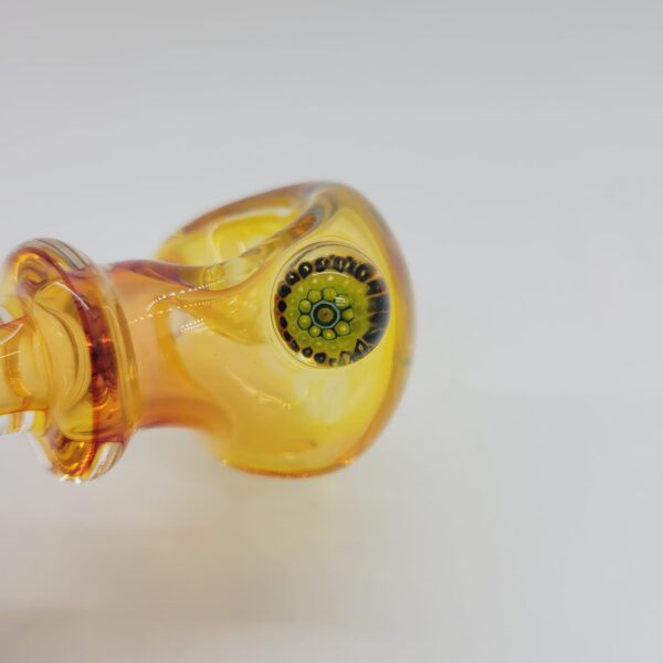 Rockin' A Glass 5" Fumed Honeycomb Spoon Pipe