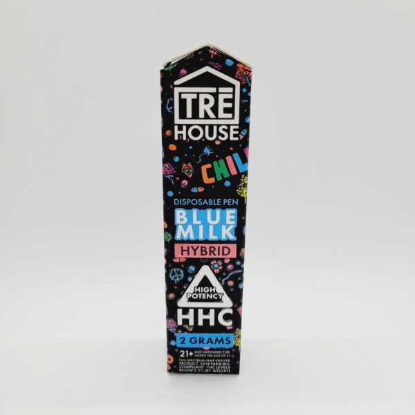 Tre House 2g HHC Blue Milk Hybrid Disposable Vape