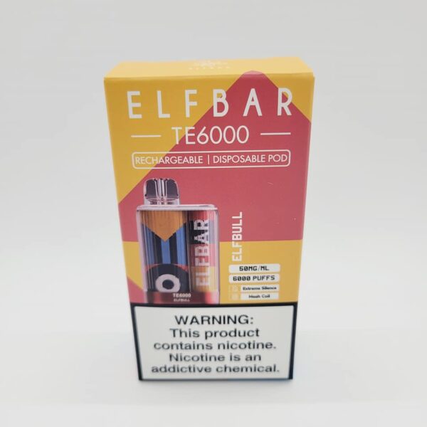 Elf Bar TE6000 Elfbull Rechargeable Disposable Vape