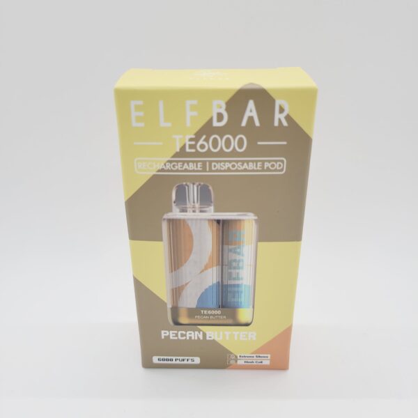 Elf Bar TE6000 Pecan Butter Rechargeable Disposable Vape