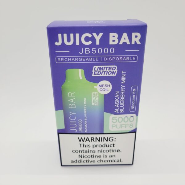 Juicy Bar JB5000 Alaskan Blueberry Mint Rechargeable Disposable Vape