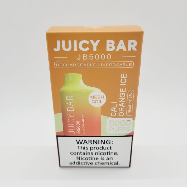 Juicy Bar JB5000 Cali Orange Ice Rechargeable Disposable Vape