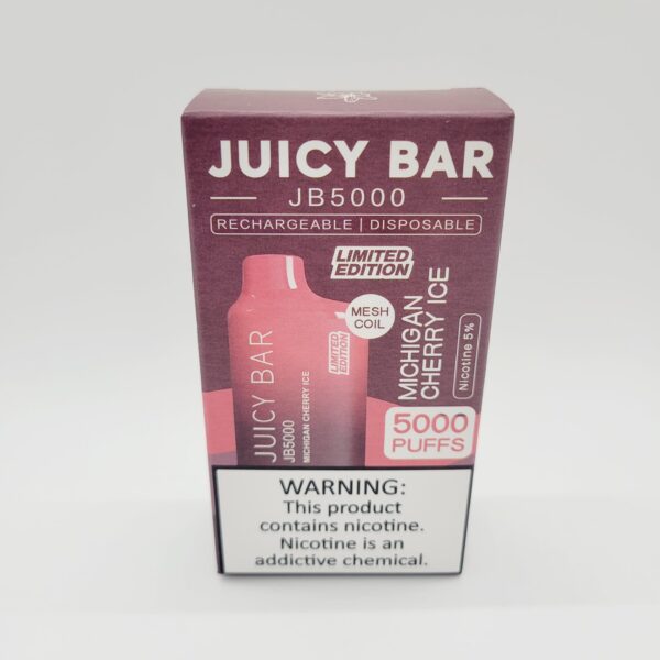 Juicy Bar JB5000 Michigan Cherry Rechargeable Disposable Vape