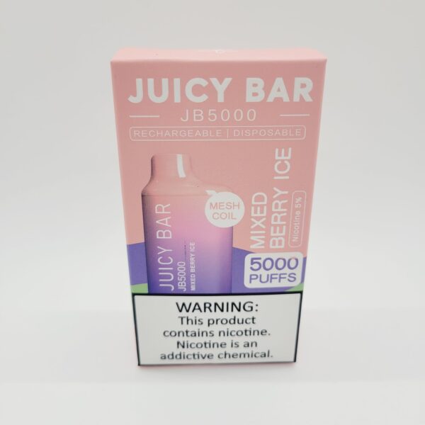 Juicy Bar JB5000 Mixed Berry Ice Rechargeable Disposable Vape