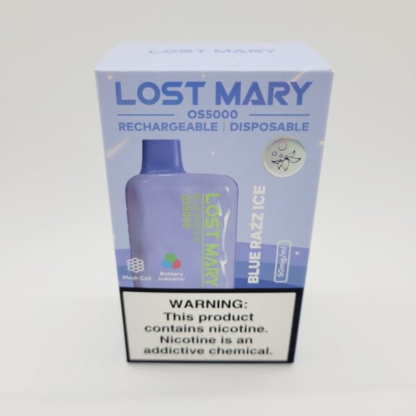 Lost Mary OS5000 Blue Razz Ice