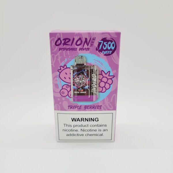Orion 7500 Puff Triple Berries Rechargeable Disposable Vape