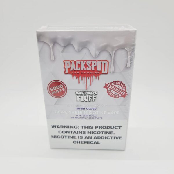Packspod Marshmallow Fluff Rechargeable Disposable Vape