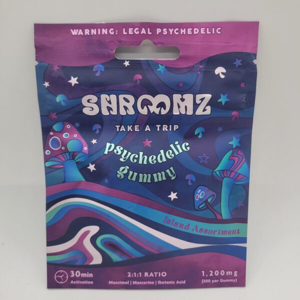 Shroomz 4 Pack Island Assortment Psychedelic Mushroom Gummies