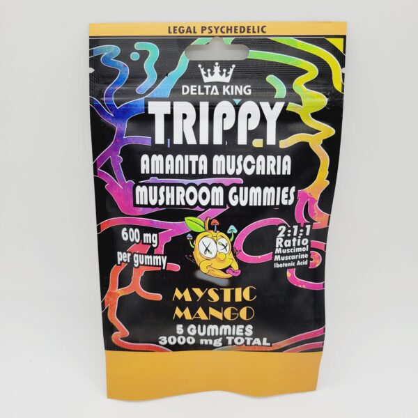 Trippy Mystic Mango Amanita Muscaria Mushroom Gummies