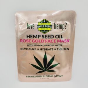 Uncle Bud's Rose Gold Hemp Seed Oil Face Mask
