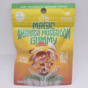 Urb Mango Mania Magic Amanita Mushroom Gummies
