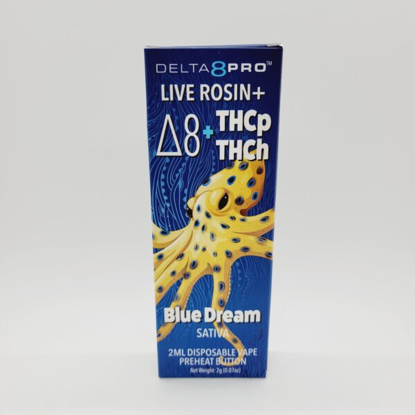 Delta8Pro Blue Dream Delta-8 Live Rosin Disposable Vape with THCP & THCH